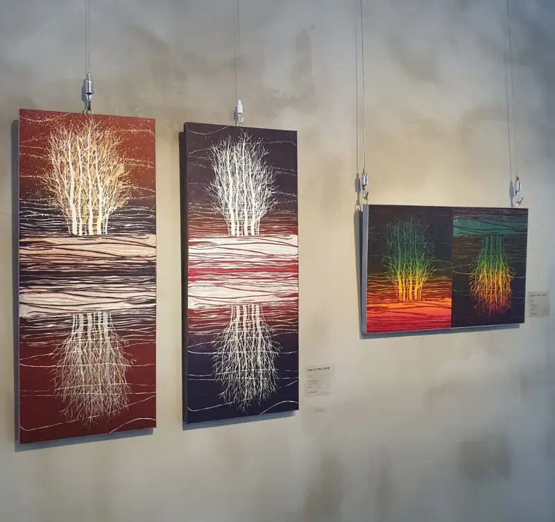 전시,나무,미술관,전시실,디스플레이