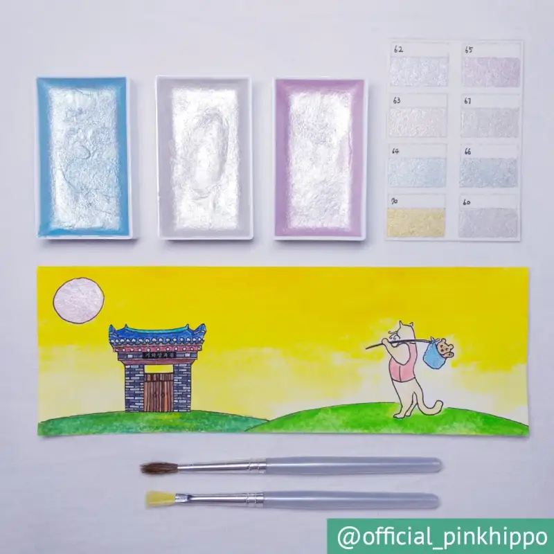 동양화,한국화,일러스트,동화,기와