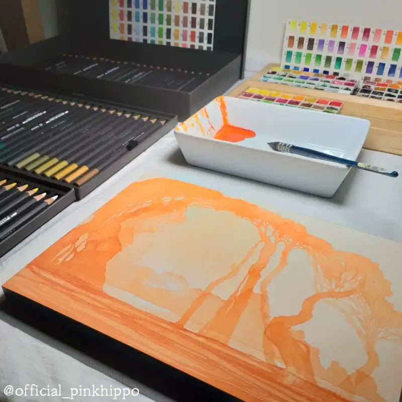 주황색,주액,지그쿠레타케