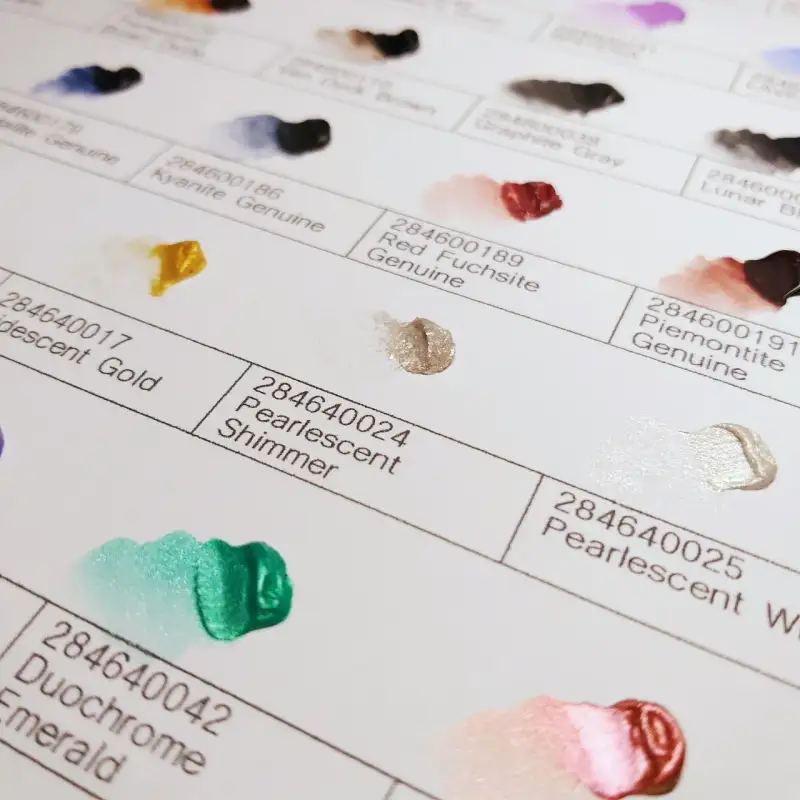 도트카드,컬러차트,색상표