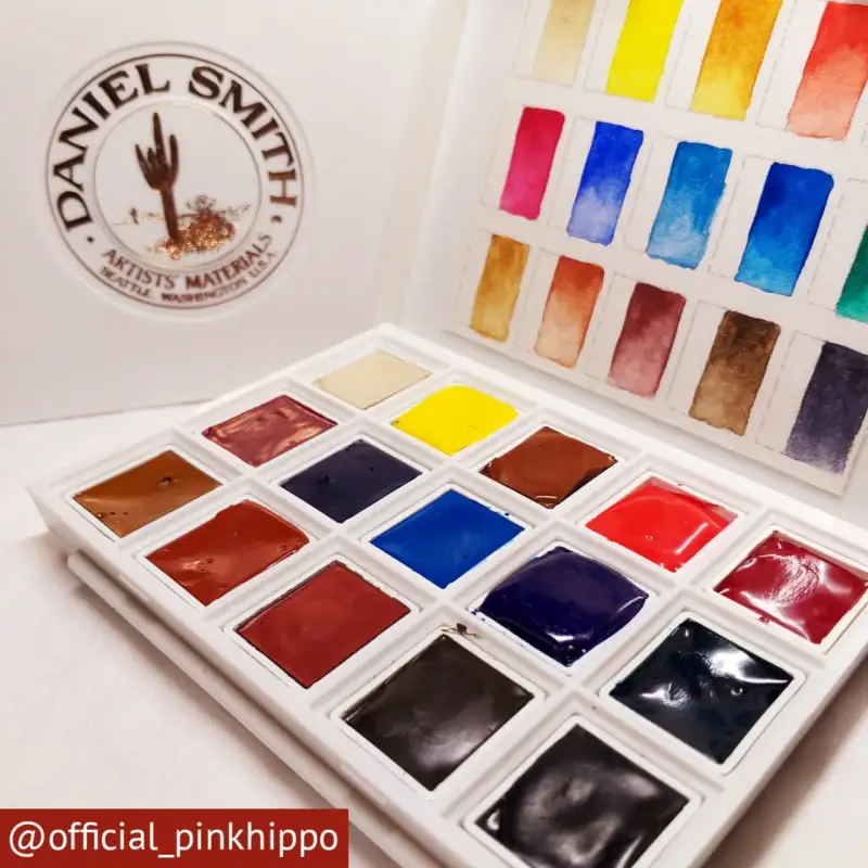 고체물감,파렛트