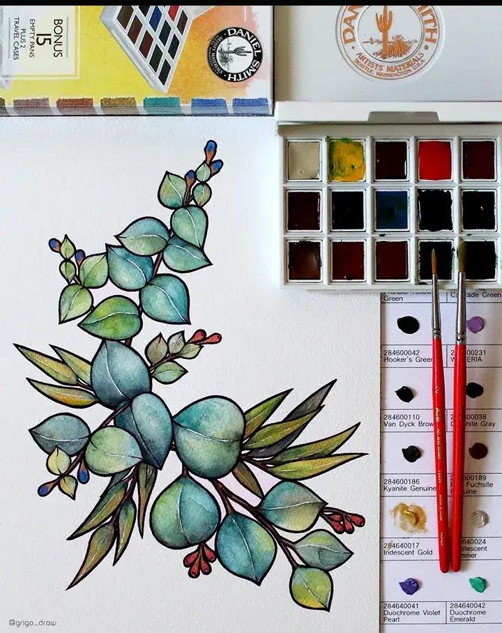 다니엘스미스,다니엘스미스고체물감,다니엘스미스수채화,다니엘스미스수채화고체물감,고체물감