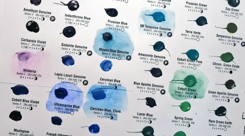 수채화,수채화도트카드,도트카드