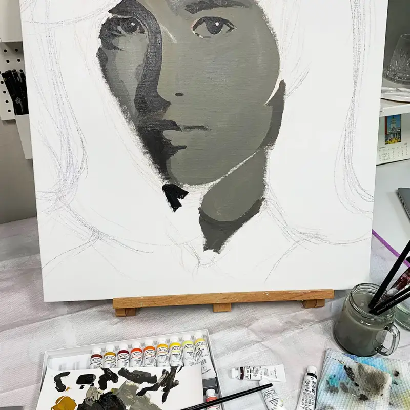 인물화,아크릴화,아크릴그림,인물아크릴,아크릴인물,초상화