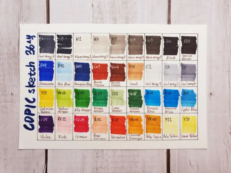 코픽스케치마카,코픽전문가용마카,코픽브러쉬마카