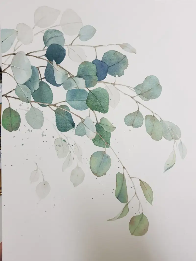 식물,잎,보태니컬,보태니컬아트