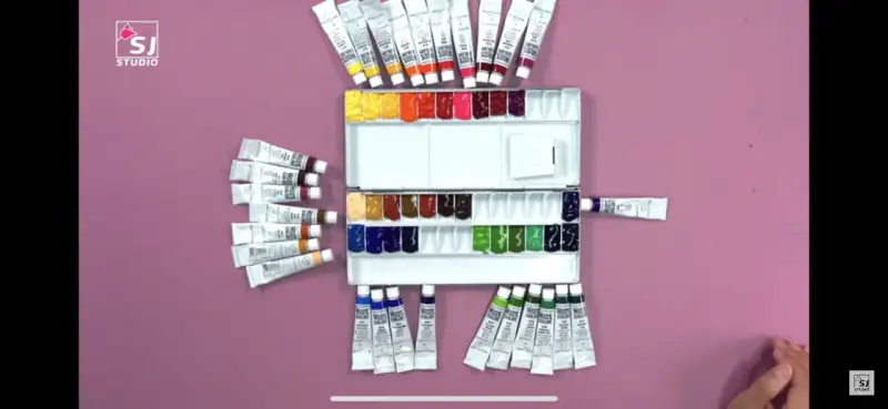 신한,신한전문가용수채물감,신한수채화물감,전문가용수채물감,수채화물감,홍일,홍일파렛트,신한수채화물감파렛트세트,수채화