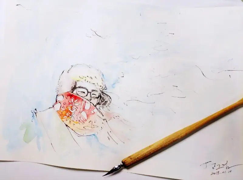 펜화,펜드로잉,캘리크라피팬