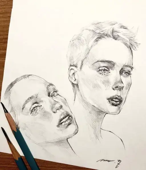 인물,연필드로잉,연필스케치,스케치,인체,얼굴