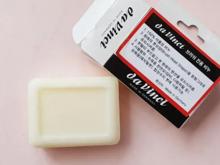 다빈치붓클리너비누,붓세척,붓관리