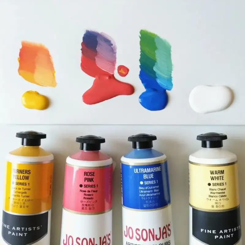 조선자조소냐아크릴물감과슈