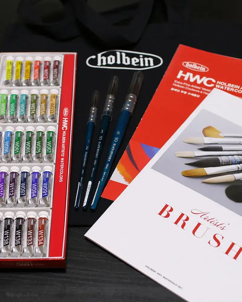 홀베인수채화,수채화,수채화붓,수채화세트
