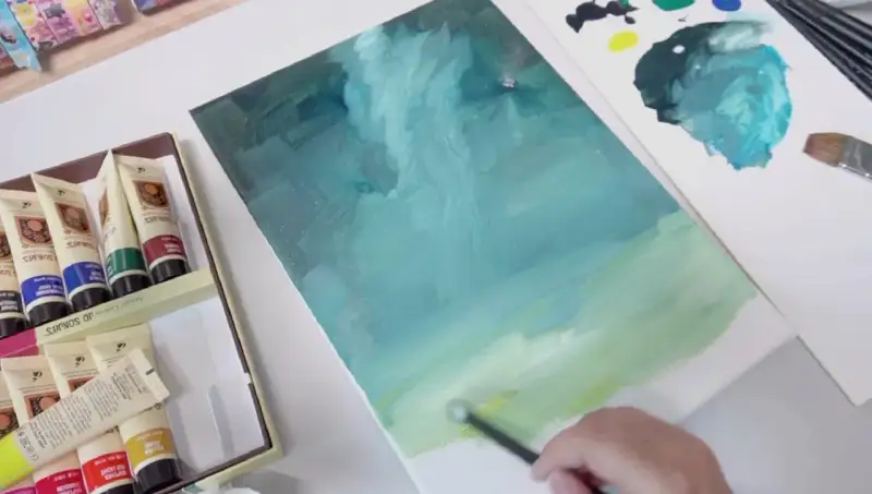 조선자,조소냐,조선자아크릴물감,조소냐아크릴과슈,아크릴과슈,아크릴초벌