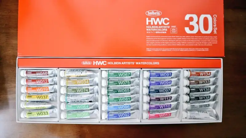 홀베인물감,홀베인수채화물감,홀베인수채화,홀베인HWC,수채화물감세트