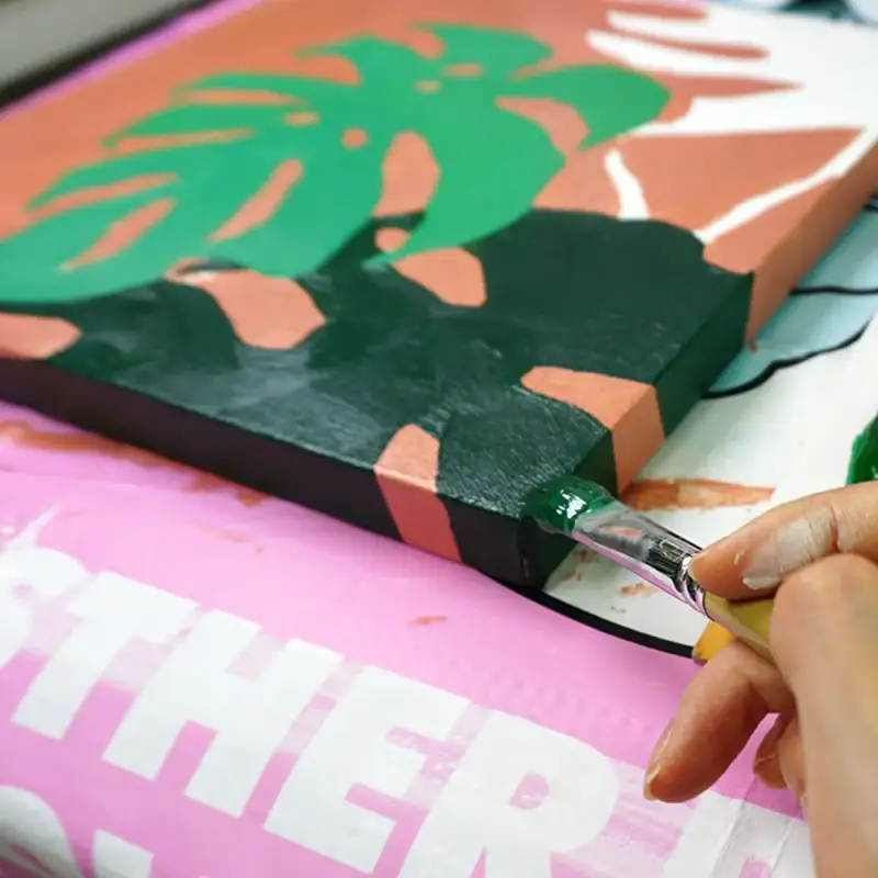 식물그림,식물,아크릴,아크릴화,아크릴그림,쉴드아크릴,캔버스