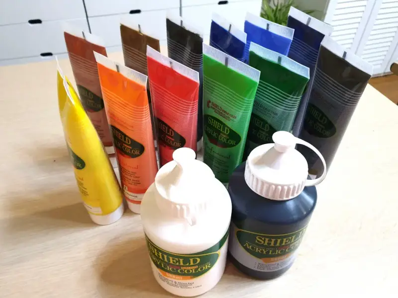 아크릴물감,튜브,튜브물감