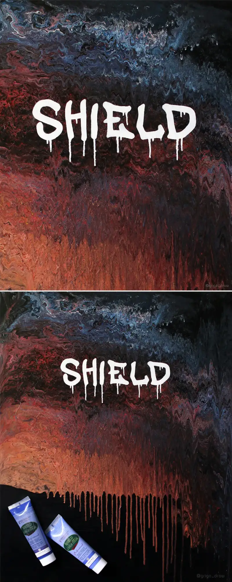 쉴드,쉴드아크릴,아크릴푸어링,푸어링,플루이드아트,플루이드,아크릴화,아크릴