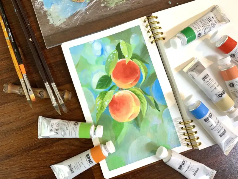 쉴드에픽아크릴물감,아크릴물감세트,화홍구성붓