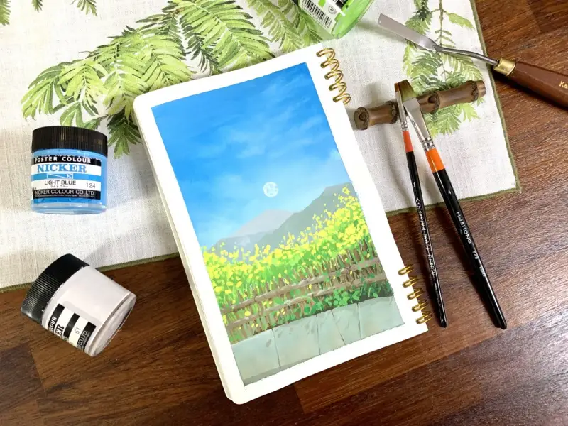 니카전문가용포스터칼라세트,화홍구성붓948