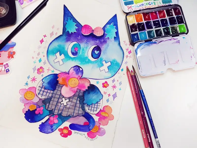 카디페이퍼황목,카디페이퍼,쉬민케호라담,쉬민케수채화물감,윈저앤뉴튼코트만붓,윈저앤뉴튼수채화붓,쉬민케수채화