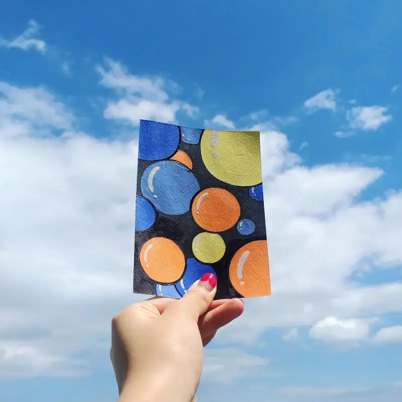 풍선,하늘,구름,방울