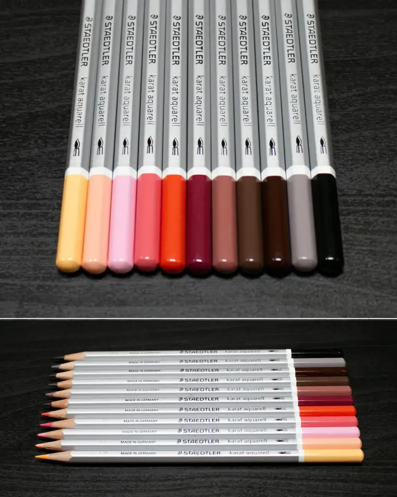 스테들러,스테들러수채색연필,스테들러수채색연필카라트아쿠아렐,스테들러색연필