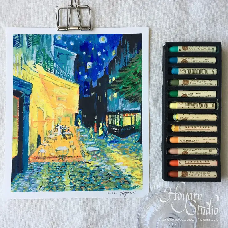 시넬리에오일파스텔,오일파스텔화