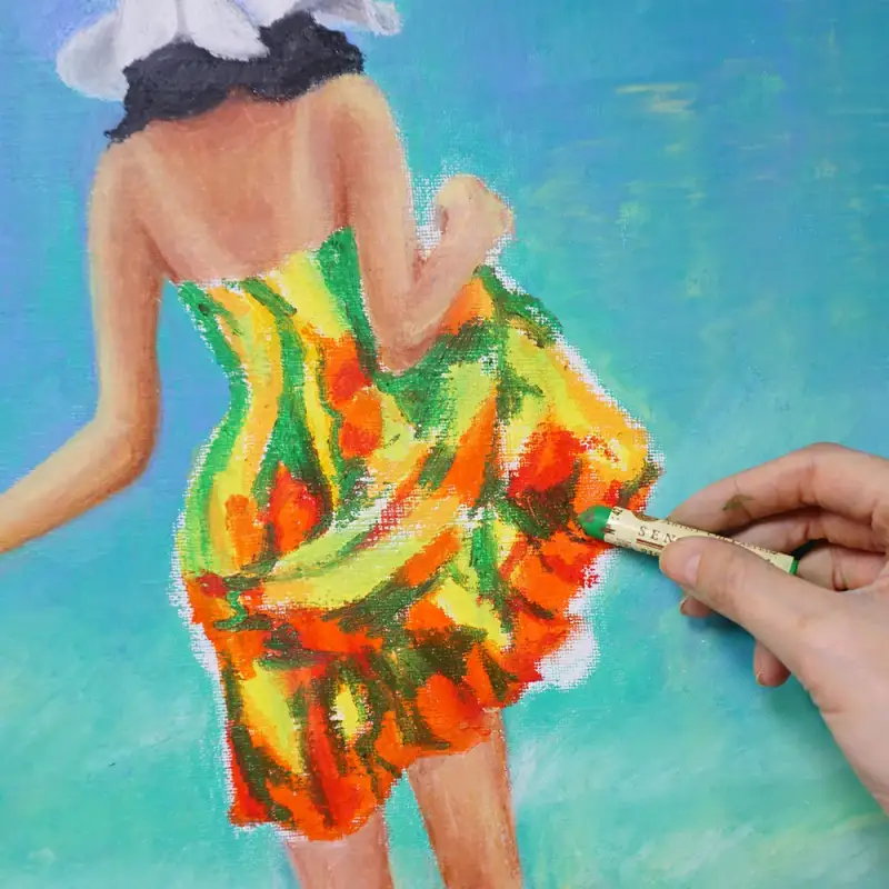 오일파스텔,시넬리에,시넬리에오일파스텔,오일파스텔그림,오일파스텔화,인물화