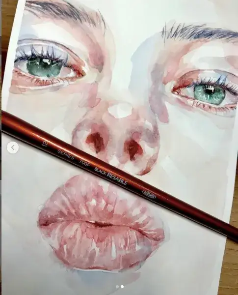 홀베인,홀베인수채화붓,홀베인수채화아크릴붓,홀베인아크릴붓,수채화붓,수채화,인물수채화,인체,인물화