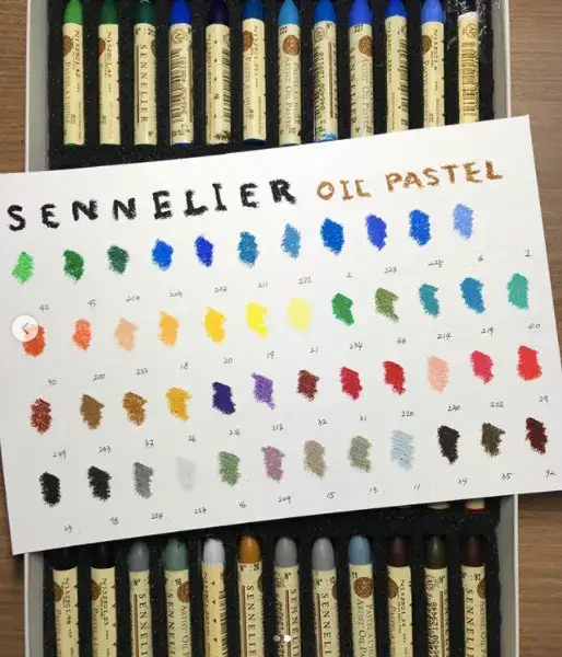 시넬리에,시넬리에오일파스텔,시넬리에오일파스텔세트,오일파스텔,색상,컬러차트