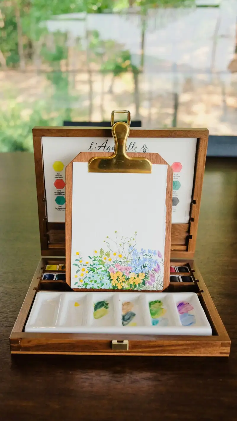 시넬리에우든박스,시넬리에우든박스전문가용수채고체물감,시넬리에수채고체물감,수채고체물감,수채화,고체물감,수채물감