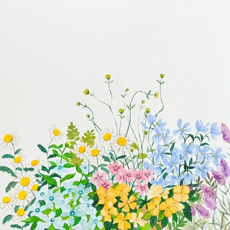 식물,꽃,풀,들꽃,보태니컬,수채화,수채화그림