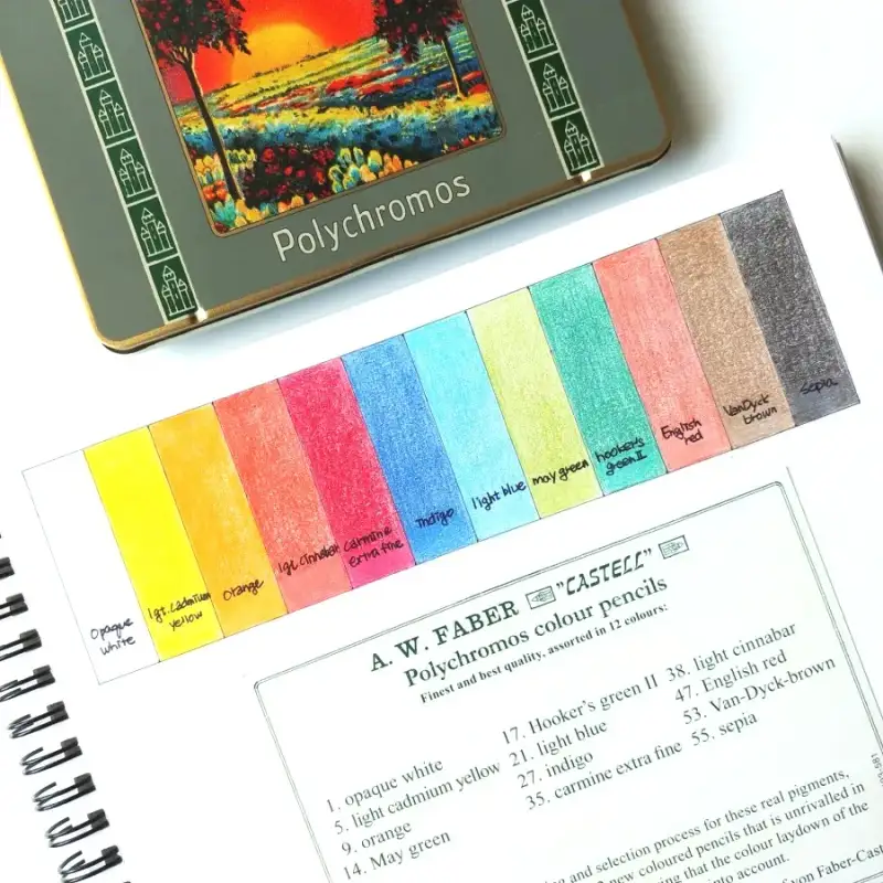 파버카스텔폴리크로모스111주년기념한정판전문가용유성색연필