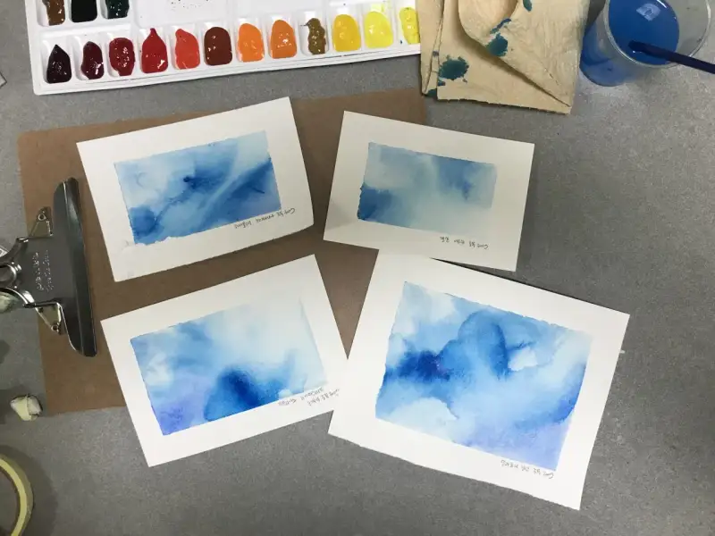 캔손아르쉬수채화엽서패드,달러로니랑턴수채패드,파브리아노뉴아띠스띠꼬수채화용지,중목,수채패드비교,하네뮬레브리타니아수채패드