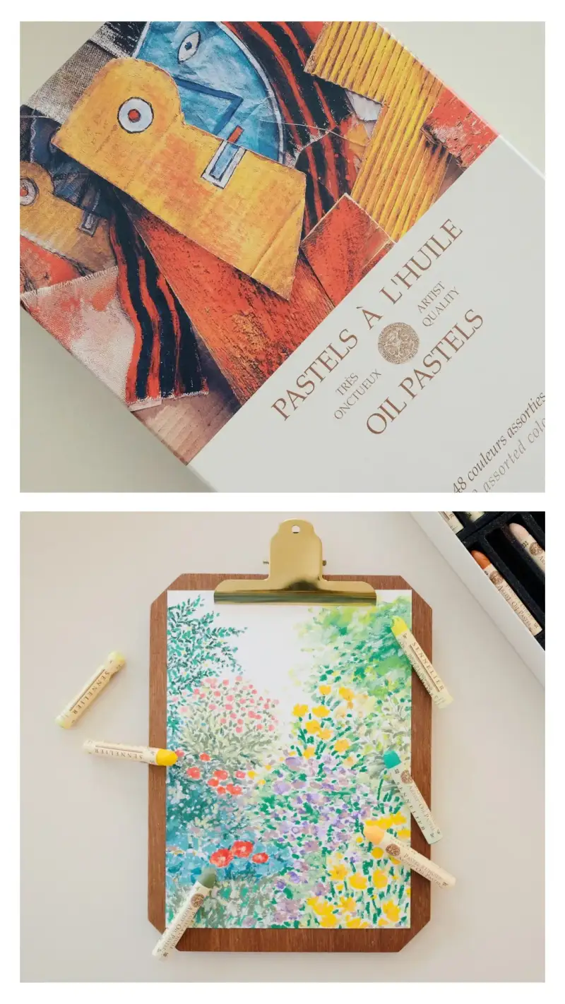 시넬리에오일파스텔세트,시넬리에오일파스텔,오일파스텔그림,오일파스텔화,식물,꽃,보태니컬