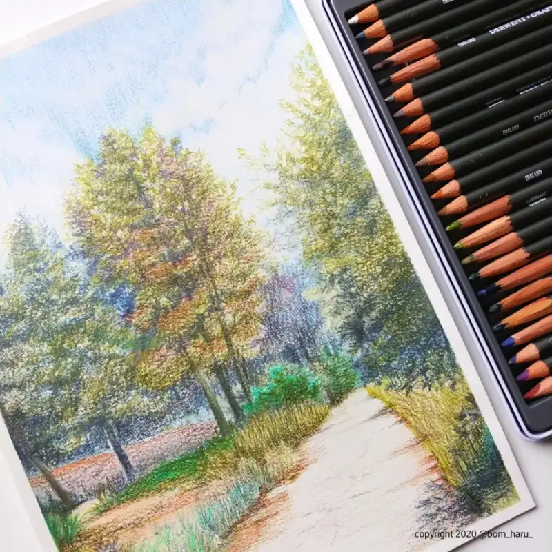 더웬트그라파이틴워터칼라수채색연필