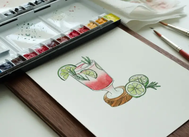 시넬리에전문가용수채화물감,워터포드산도스지,바바라73r미니세필붓