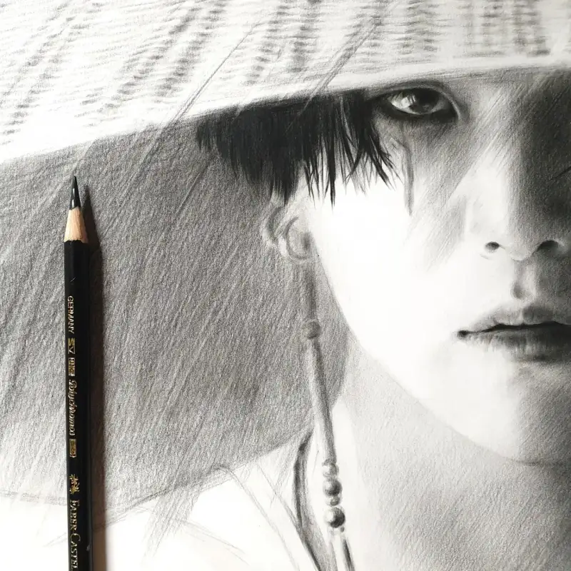 민윤기,방탄,BTS,sugar,슈가,소묘,인물,연예인,화보,아이돌,연필,연필화
