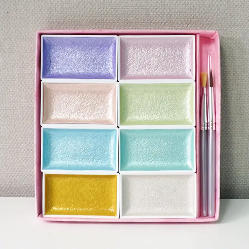 길상안채접시고체물감,길상펄색상,안채접시고체물감,동양화,한국화,민화