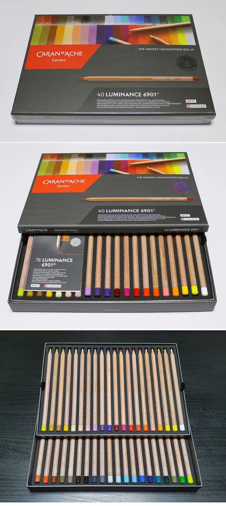 까렌다쉬,까렌다쉬루미넌스,유성색연필,색연필세트
