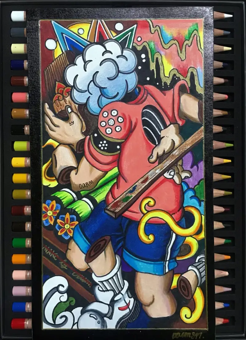 까렌다쉬루미넌스6901유성색연필세트