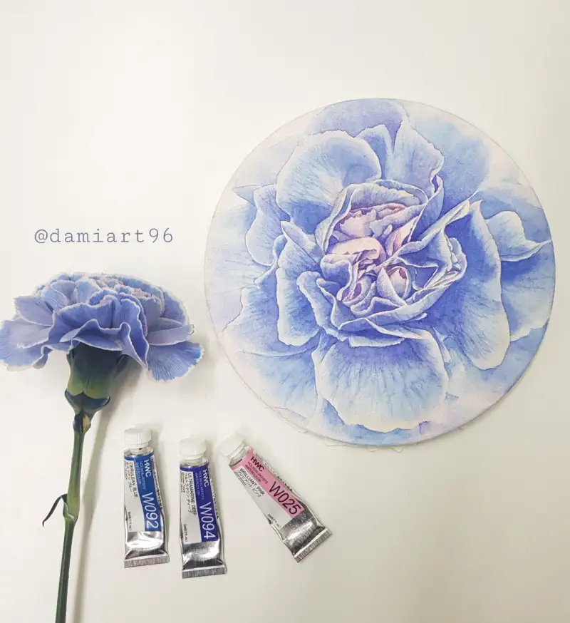 카네이션,어버이날,꽃,보태니컬,보태니컬아트