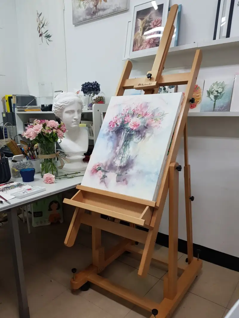 이젤,화실,실기실