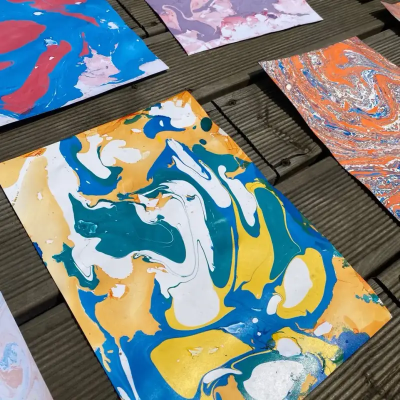 마라부마블링물감,이지마블,마블링종이