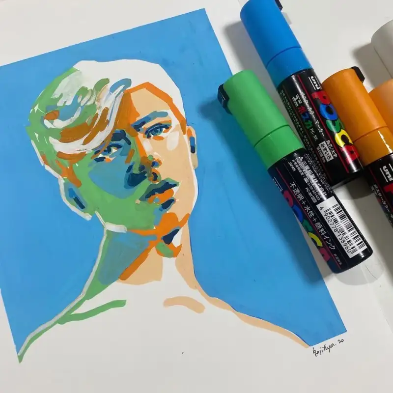 고지티브,포스카마카,마카인물화,파브리아노브리스톨,마카종이