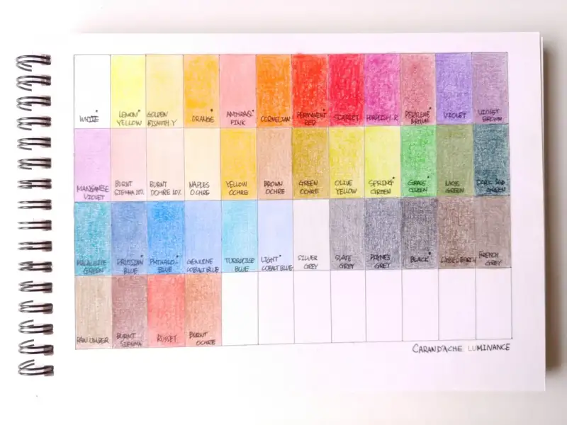 까렌다쉬루미넌스6901유성색연필,까렌다쉬전문가용색연필