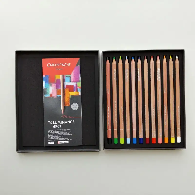 까렌다쉬루미넌스6901유성색연필,까렌다쉬전문가용유성색연필