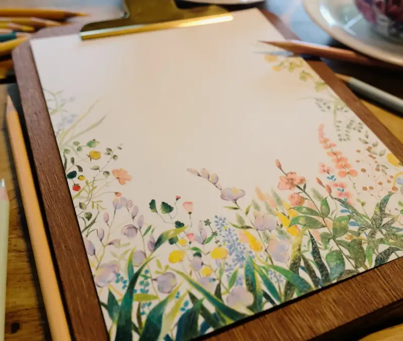 식물,꽃,색연필화,보태니컬