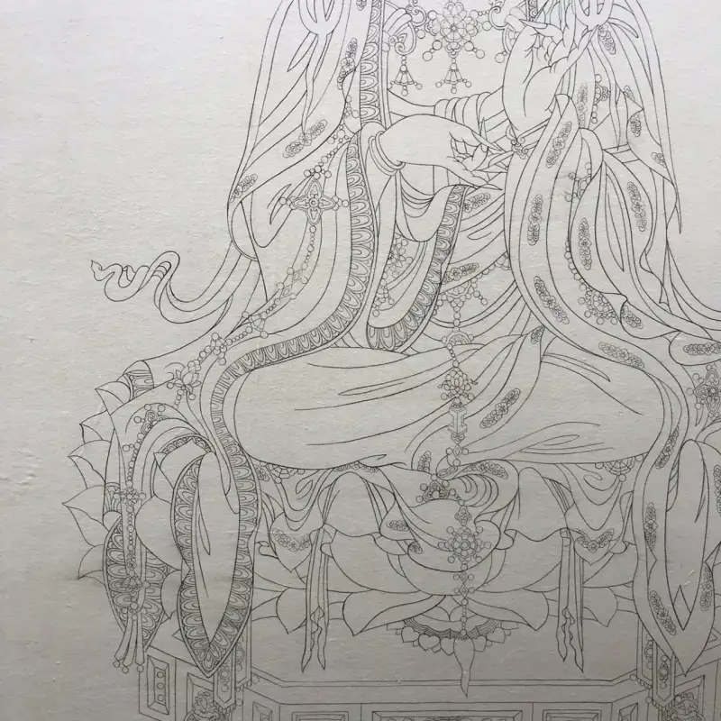 길상전문가용최고급진한먹물,길상먹물,한국화먹물,동양화먹물,화랑너모필고급세필붓,동양화붓,세필붓