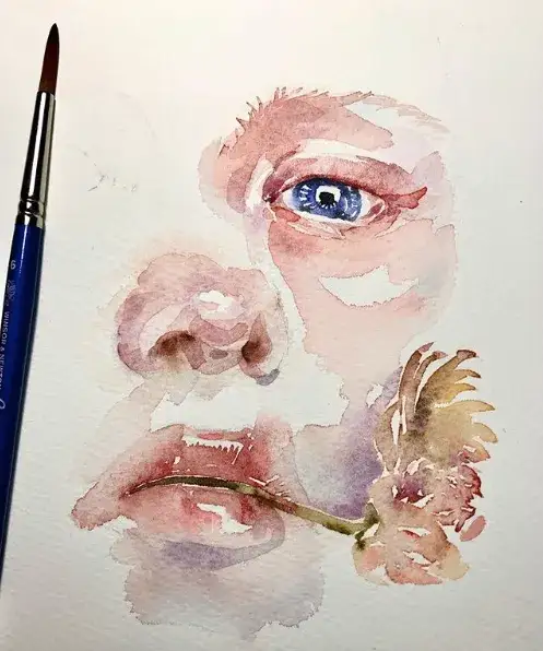 윈저앤뉴튼코트만,윈저앤뉴튼코트만수채화붓,윈저앤뉴튼수채화붓,수채화붓,수채화,인물화,인물수채화